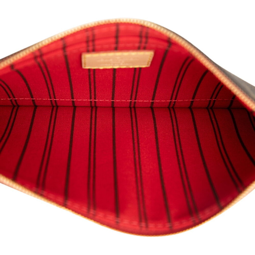 LOUIS VUITTON Brown Monogram Neverfull MM Pouch - Picture 4 of 5